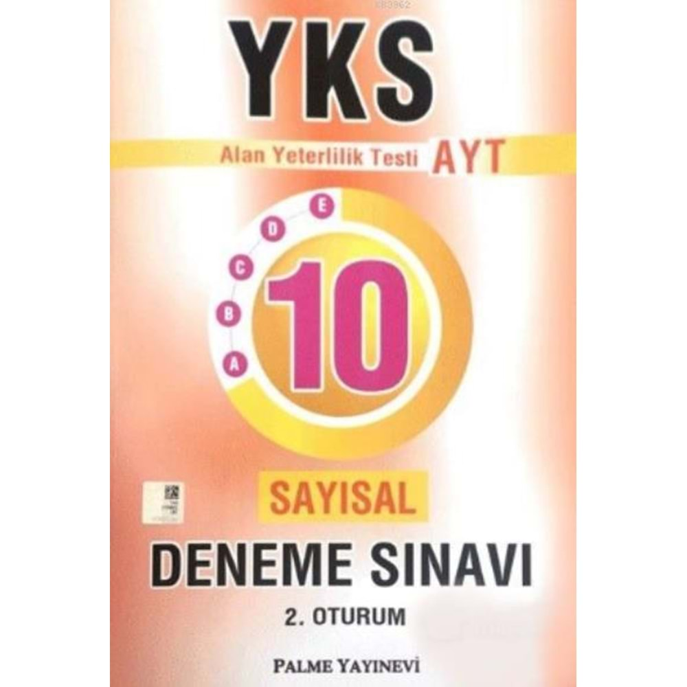 PALME AYT SAYISAL 10 DENEME SINAVI