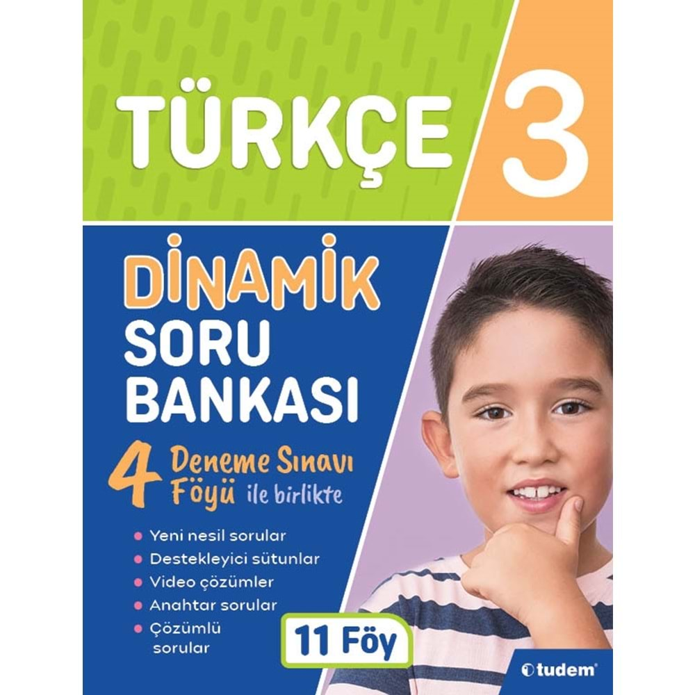 TUDEM 3.SINIF TÜRKÇE DİNAMİK SORU BANKASI 11 FÖY