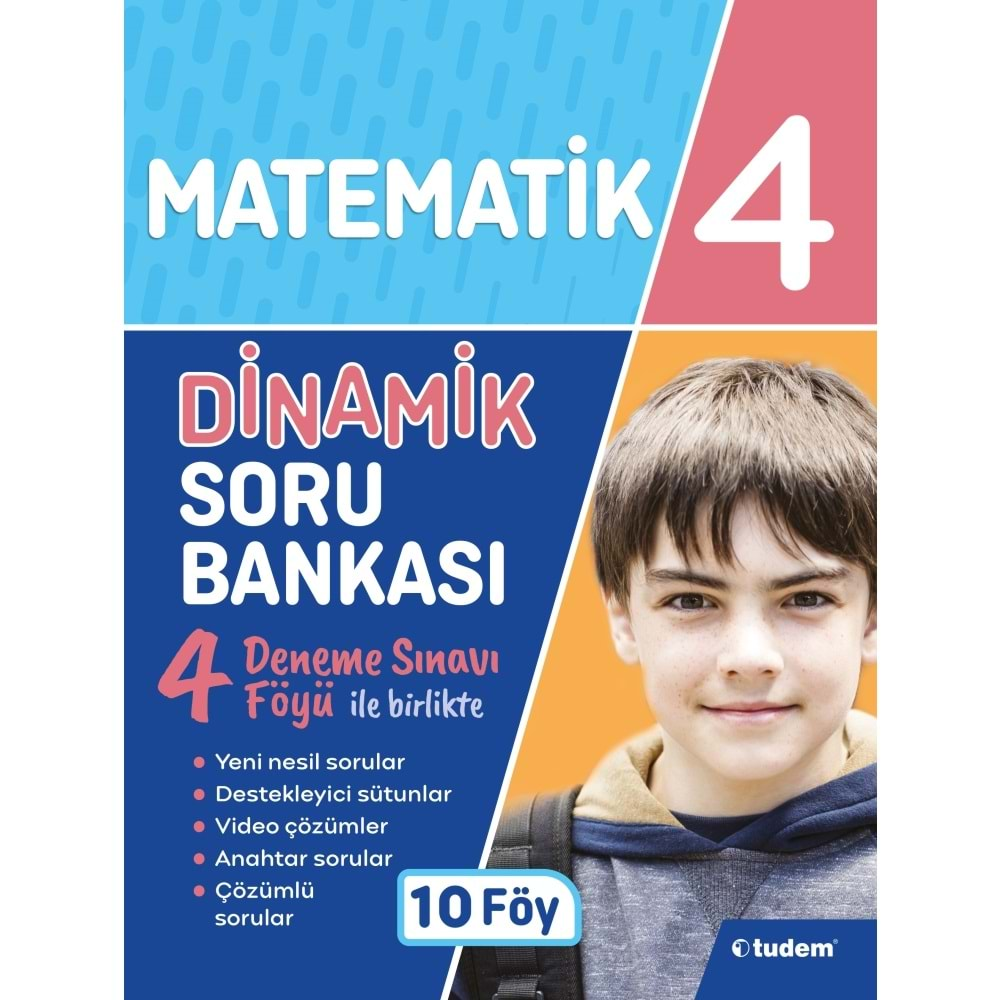 TUDEM 4.SINIF MATEMATİK DİNAMİK SORU BANKASI 10 FÖY