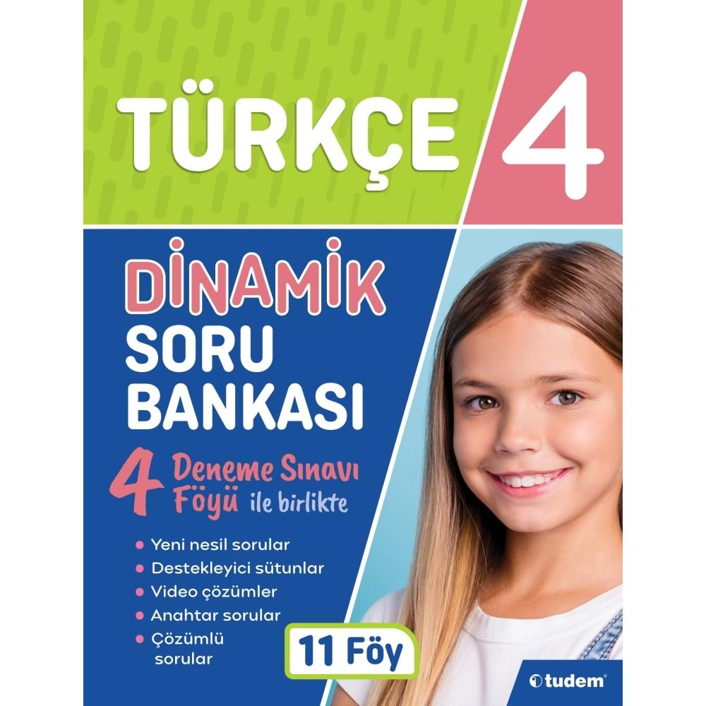 TUDEM 4.SINIF TÜRKÇE DİNAMİK SORU BANKASI 11 FÖY