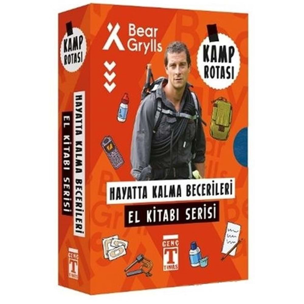 KAMP ROTASI-HAYATTA KALMA BECERİLERİ EL KİTABI SERİSİ (6 KİTAP)-BEAR GRYLLS-GENÇ TİMAŞ