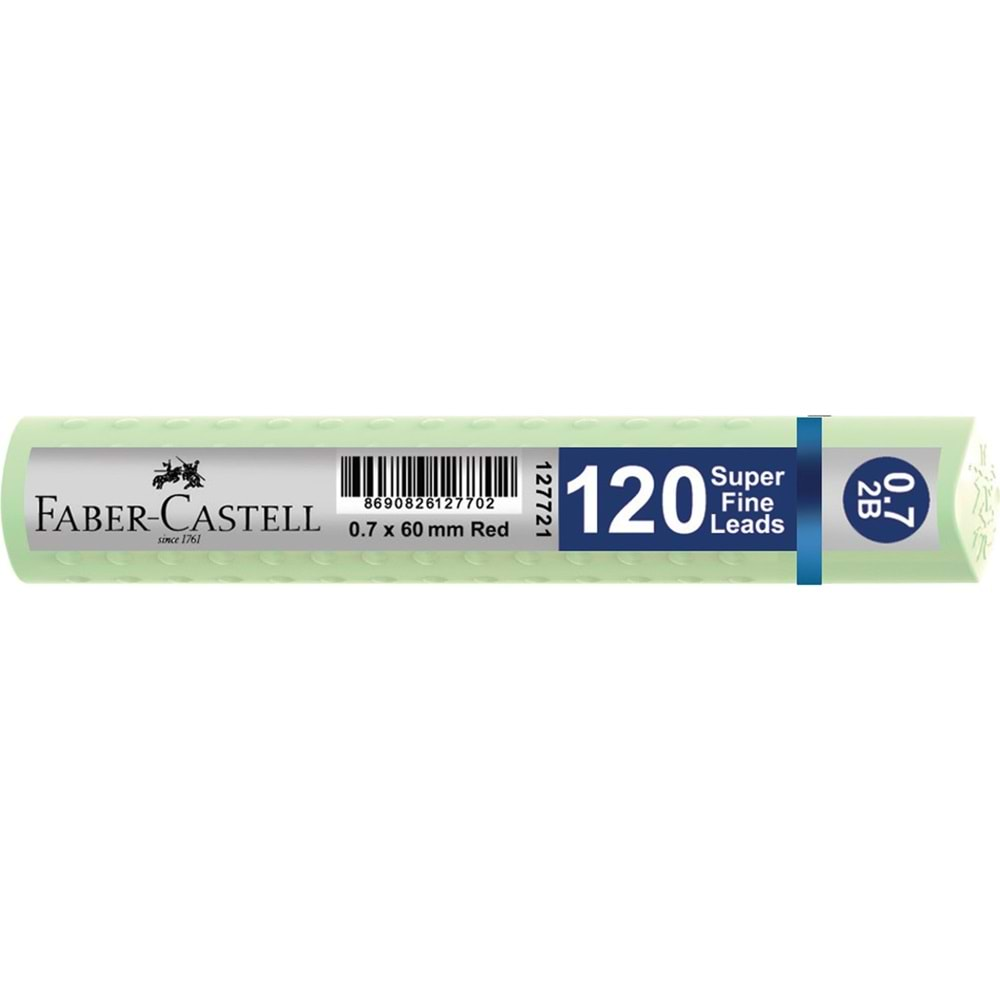 FABER CASTELL GRİP MİN 0.7 2B 60 MM 120 Lİ PASTEL YEŞİL