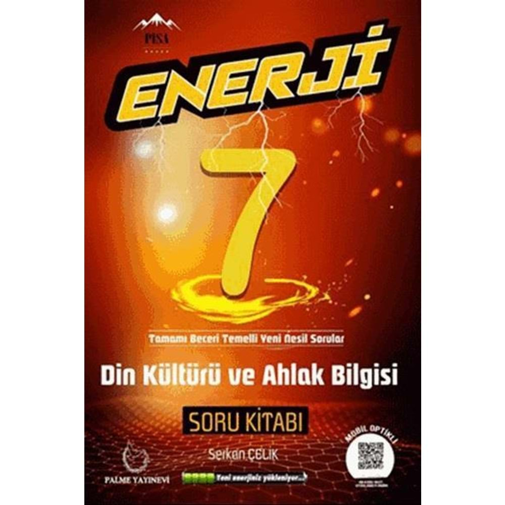 PALME 7.SINIF ENERJİ DİN KÜLTÜRÜ VE AHLAK BİLGİSİ SORU KİTABI