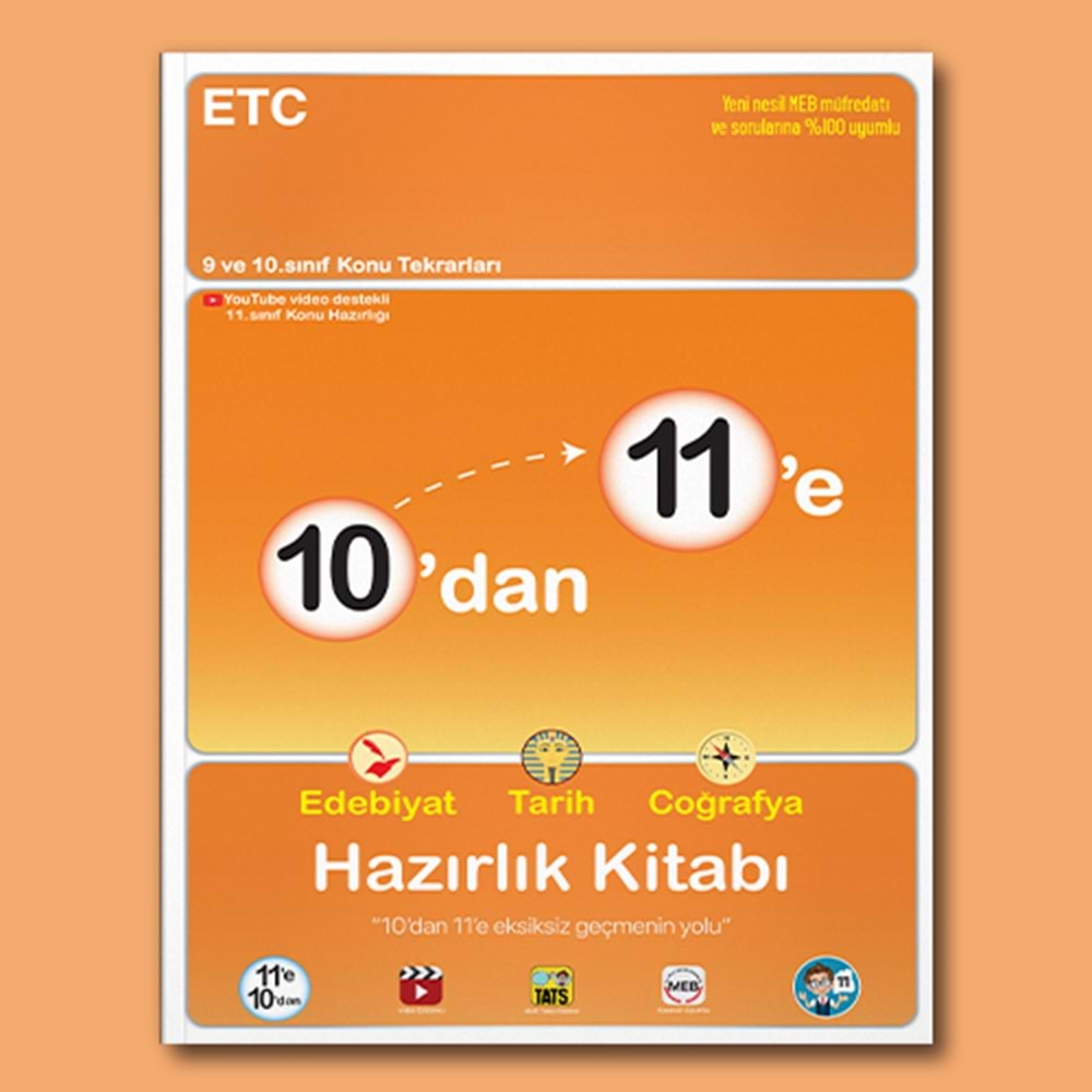 TONGUÇ 10 DAN 11 E EDEBİYAT TARİH COĞRAFYA HAZIRLIK KİTABI