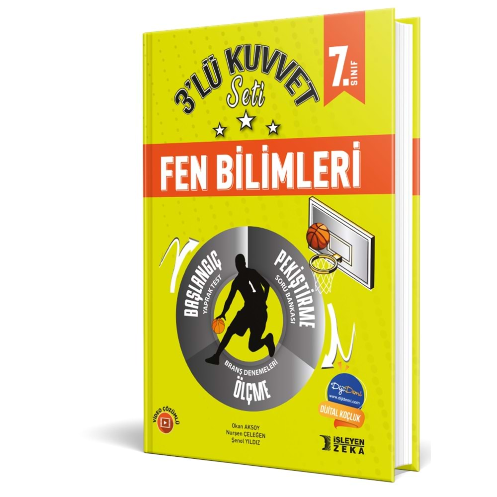 İŞLEYEN ZEKA 7.SINIF FEN BİLİMLERİ 3 LÜ KUVVET SETİ-2024