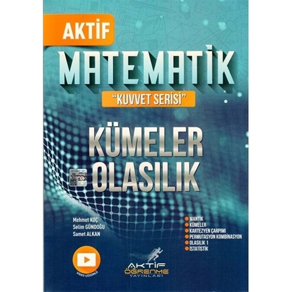 AKTİF TYT MATEMATİK KUVVET SERİSİ KÜMELER OLASILIK-2022