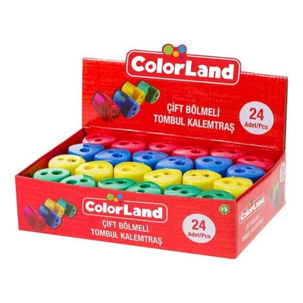 COLORLAND KALEMTRAŞ ÇİFT BÖLMELİ TOMBUL-COLOR-KLAT06