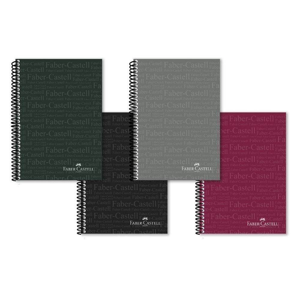 FABER CASTELL A4 PP KAPAK SPİRALLİ METALİK 120 YAPRAK ÇİZGİLİ DEFTER