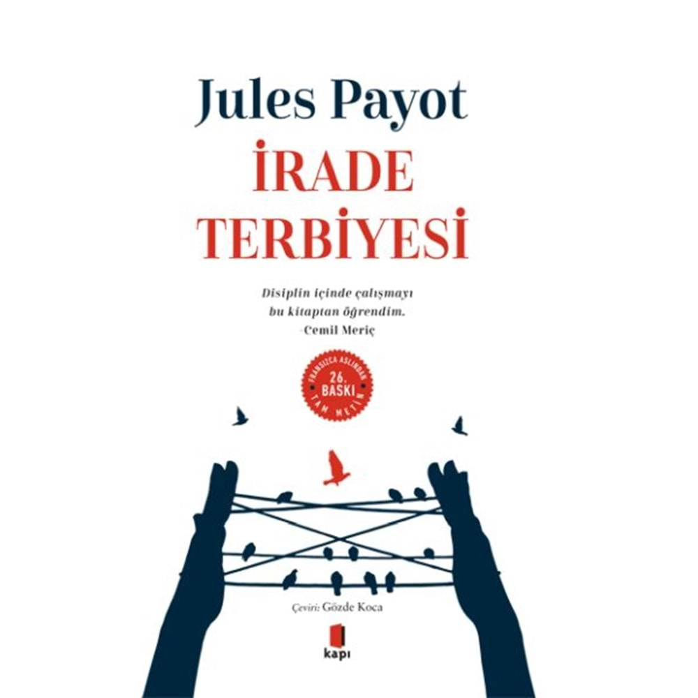 İRADE TERBİYESİ-JULES PAYOT-KAPI YAYINLARI