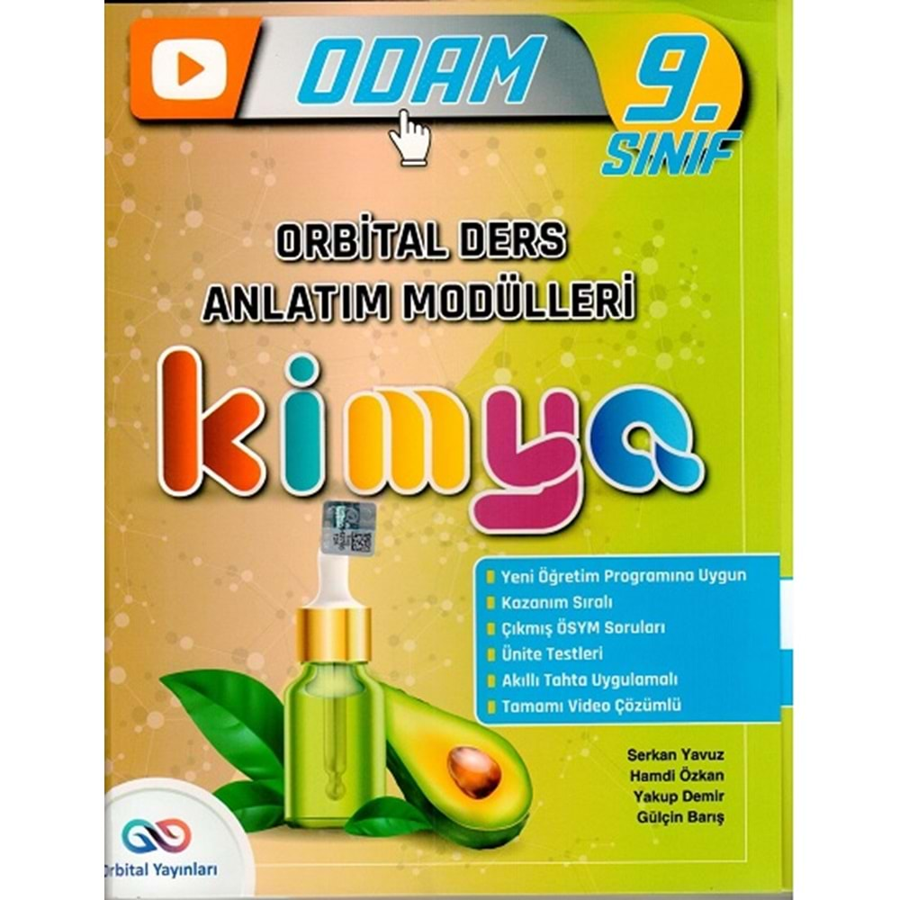 ORBİTAL 9.SINIF KİMYA DERS ANLATIM MODÜLLERİ-2024