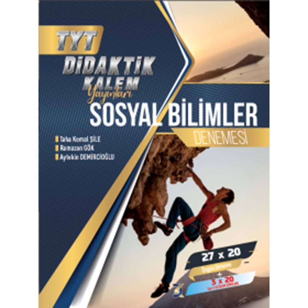 DİDAKTİK KALEM TYT SOSYAL BİLİMLER DENEMESİ-2024