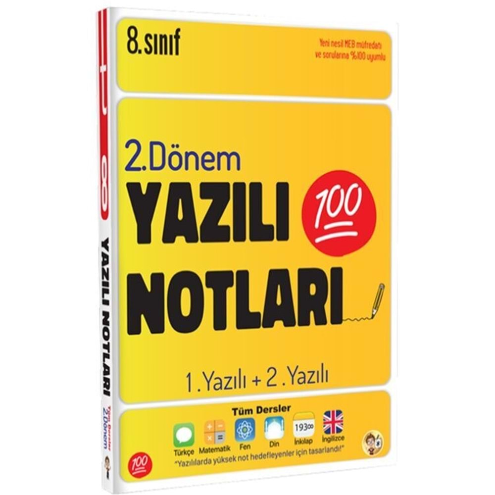 TONGUÇ 8.SINIF YAZILI NOTLARI 2.DÖNEM 1 VE 2.YAZILI