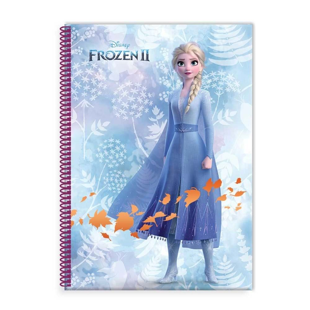 KESKİN COLOR FROZEN 2 A5 80 YAPRAK ÇİZGİLİ SPİRALİ KARTON KAPAK DEFTER