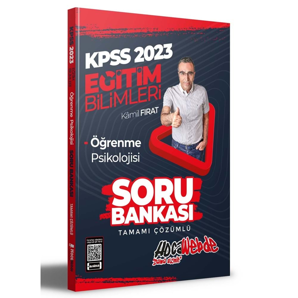 HOCAWEBDE KPSS 2023 EĞİTİM BİLİMLERİ ÖĞRENME PSİKOLOJİSİ SORU BANKASI