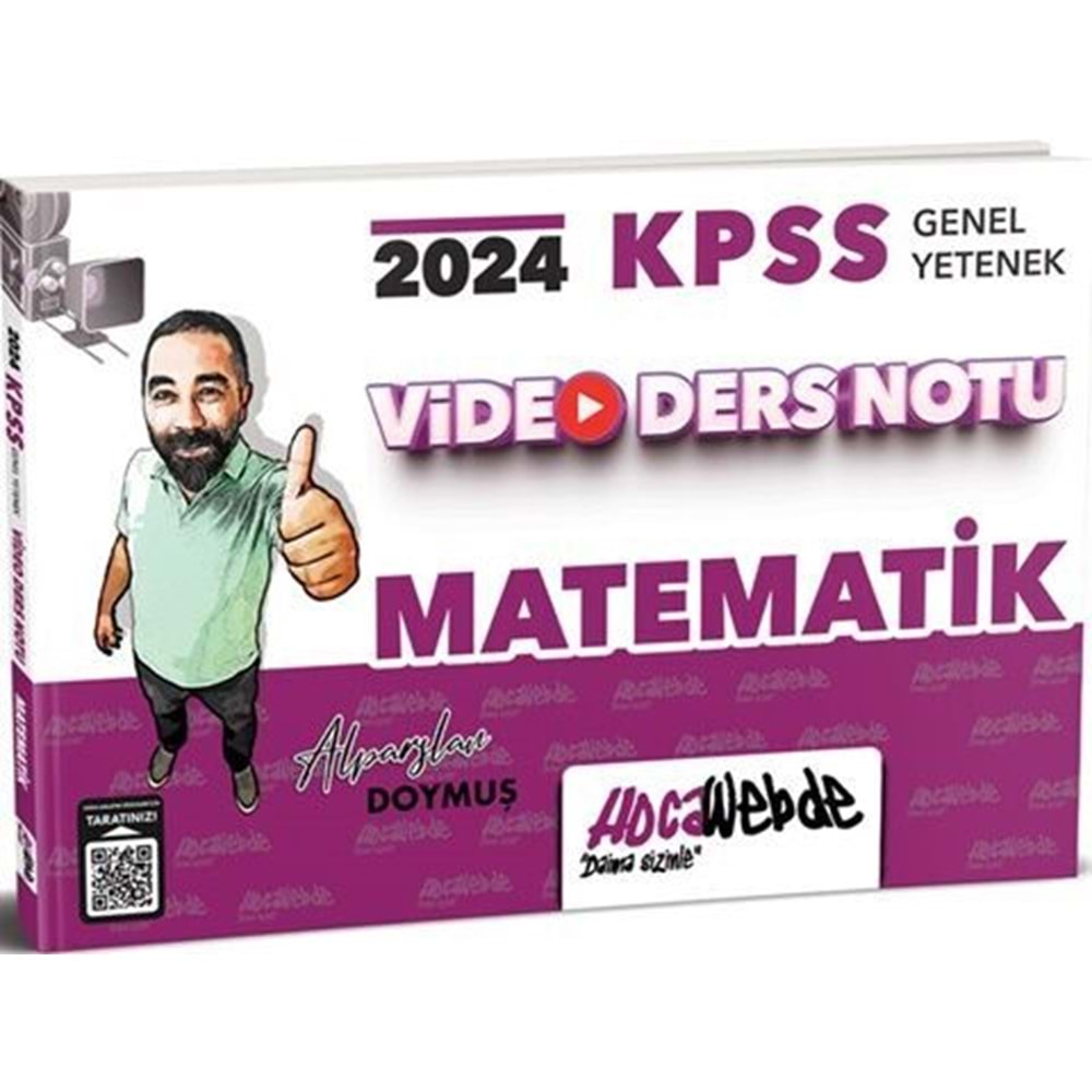 HOCAWEBDE KPSS 2024 MATEMATİK VİDEO DERS NOTU