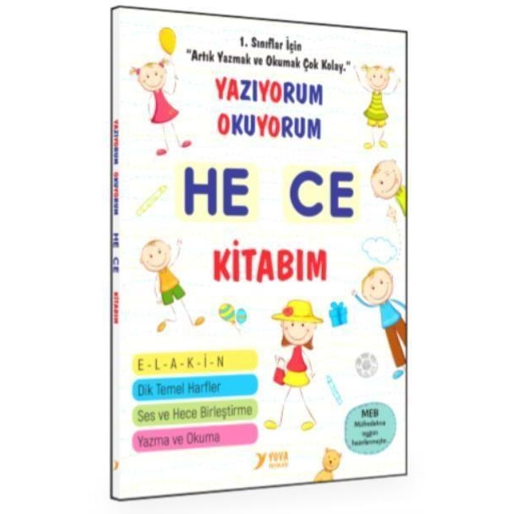 YUVA YAZIYORUM OKUYORUM HECE KİTABIM