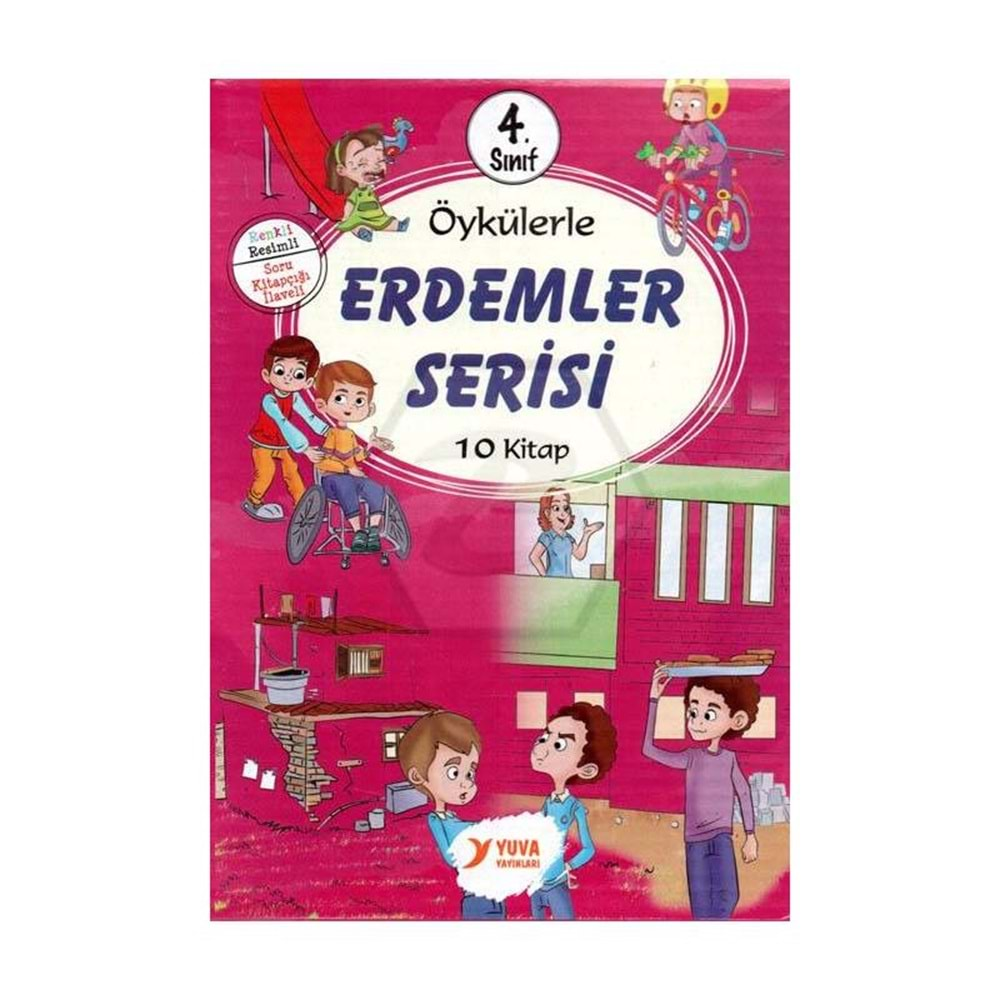 YUVA 4.SINIF ÖYKÜLERLE ERDEMLERLER SERİSİ-10 KİTAP