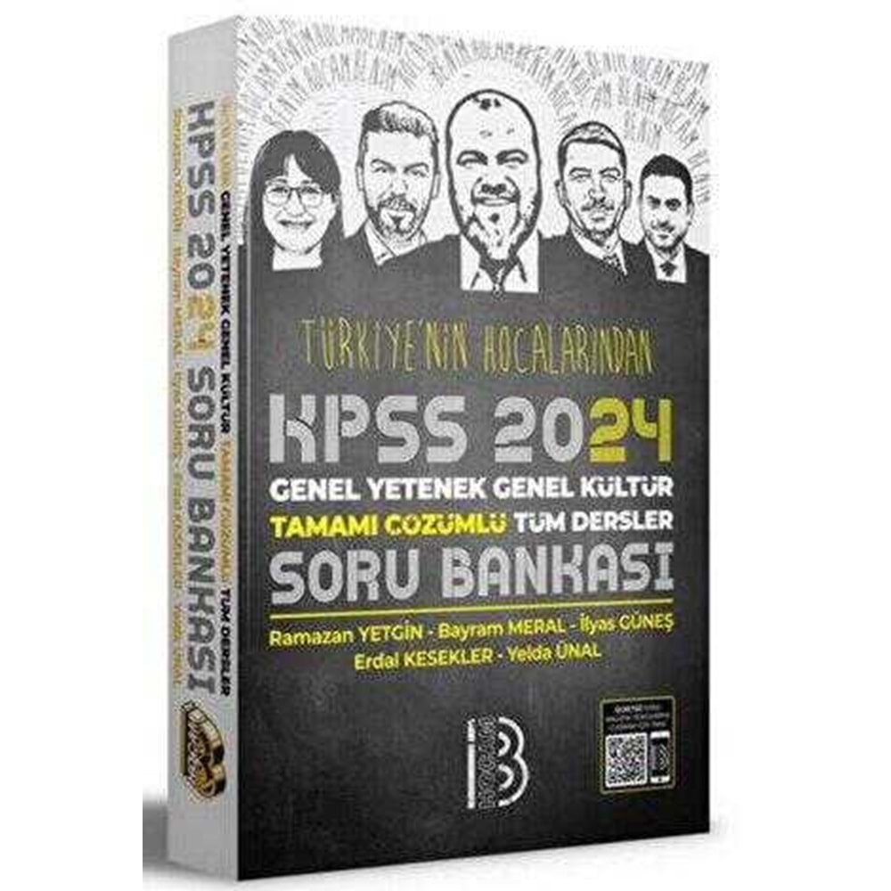 BENİM HOCAM KPSS 2024 TÜRKİYENİN HOCALARINDAN GENEL YETENEK-GENEL KÜLTÜR TÜM DERSLER TAMAMI ÇÖZÜMLÜ SORU BANKASI