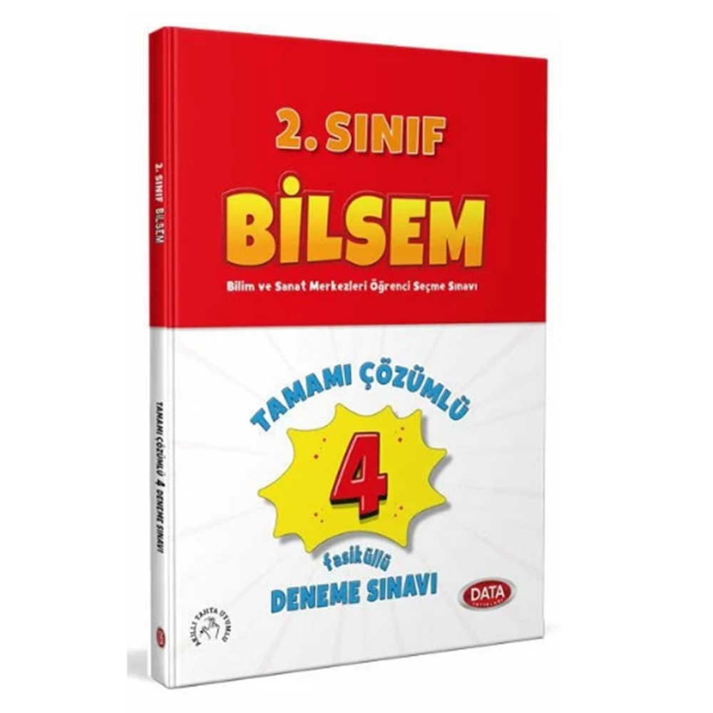 DATA 2.SINIF BİLSEM TAMAMI ÇÖZÜMLÜ FASİKÜL 4 DENEME SINAVI