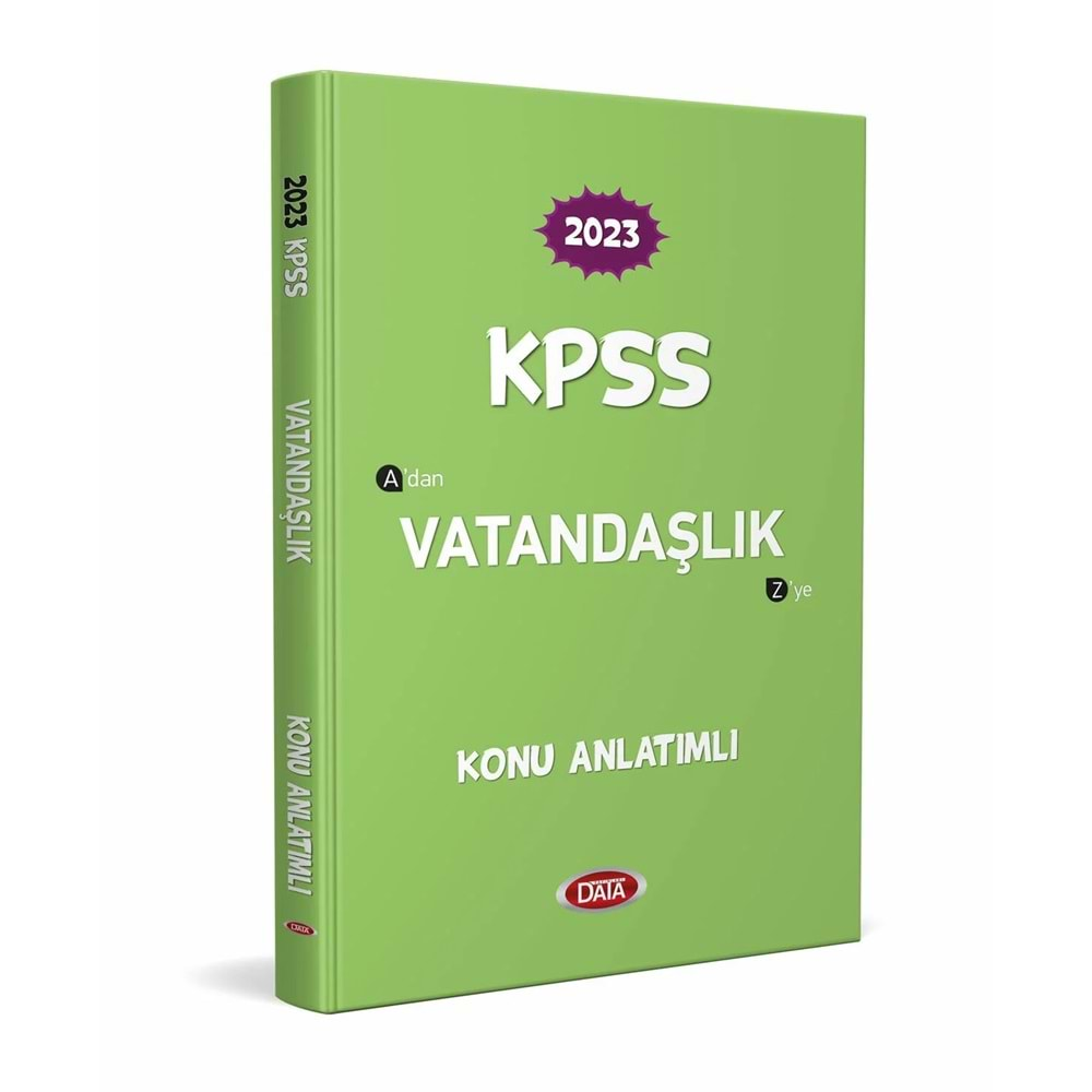 DATA KPSS 2023 VATANDAŞLIK KONU ANLATIMLI