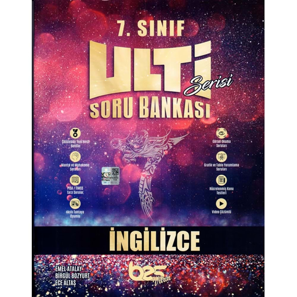 BES 7.SINIF ULTİ SERİSİ İNGİLİZCE SORU BANKASI-2024