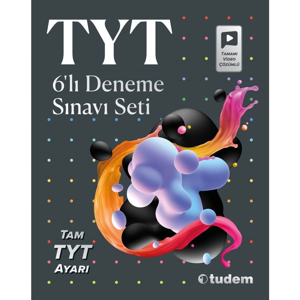 TUDEM TYT 6 LI DENEME SINAVI SETİ