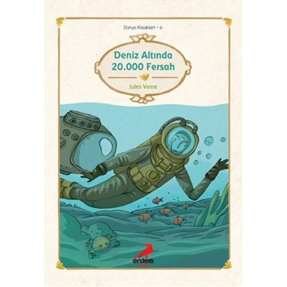 DENİZLER ALTINDA 20.000 FESAH-JULES VERNE-ERDEM ÇOCUK