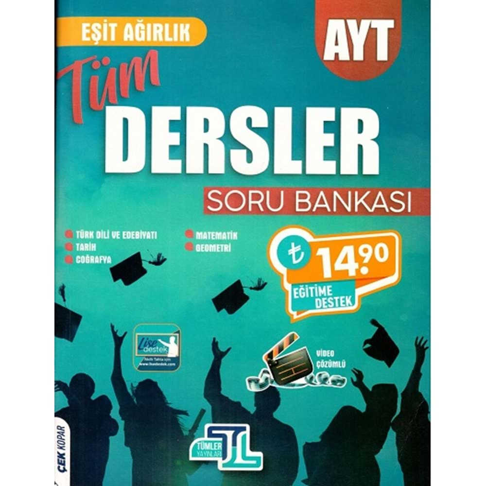 TÜMLER AYT EŞİT AĞIRLIK TÜM DERSLER SORU BANKASI-2022