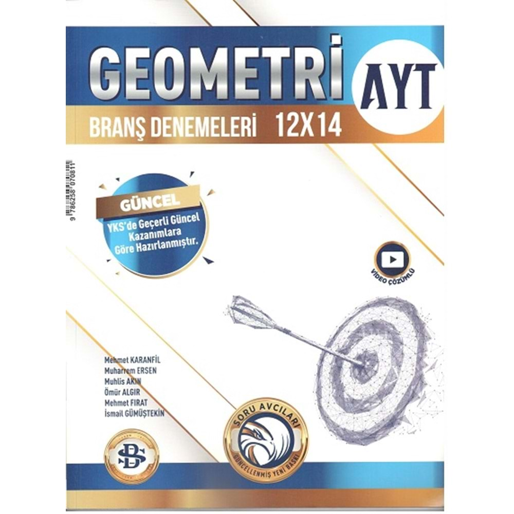 BİLGİ SARMAL TYT-AYT GEOMETRİ BRANŞ DENEMELERİ 14*10-2025