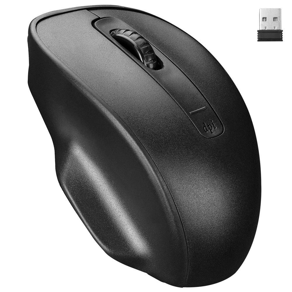 EVEREST SM-803 USB SİYAH 800/1200/1600 DPİ KABLOSUZ MOUSE