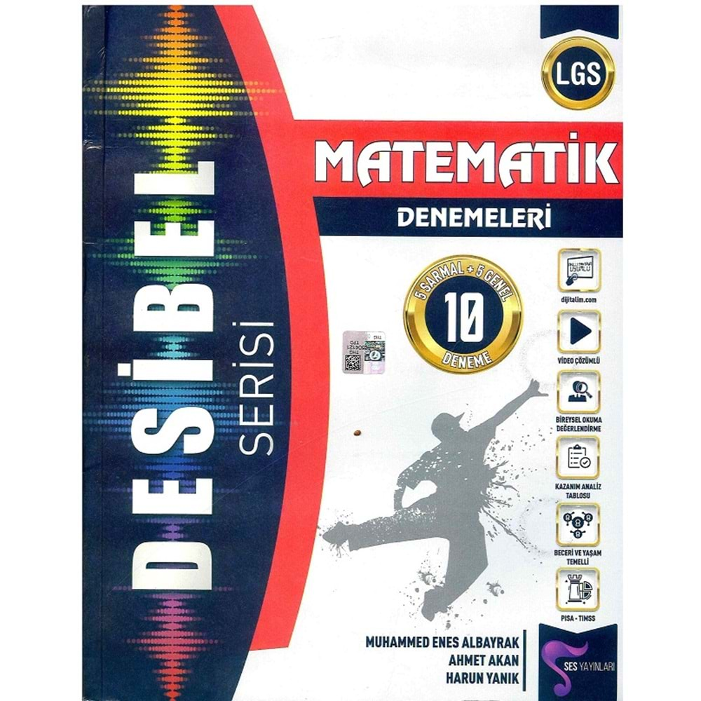 SES YAYINLARI 8.SINIF LGS MATEMATİK DESİBEL SERİSİ 10 DENEME