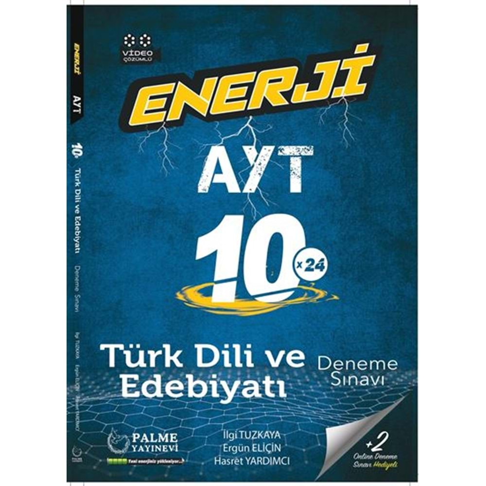 PALME AYT ENERJİ TÜRK DİLİ VE EDEBİYATI 10*24 DENEME SINAVI