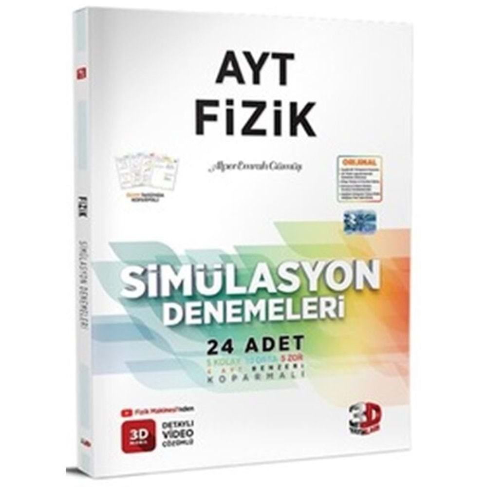 ÇÖZÜM 3D AYT FİZİK SİMÜLASYON DENEMELERİ-2025