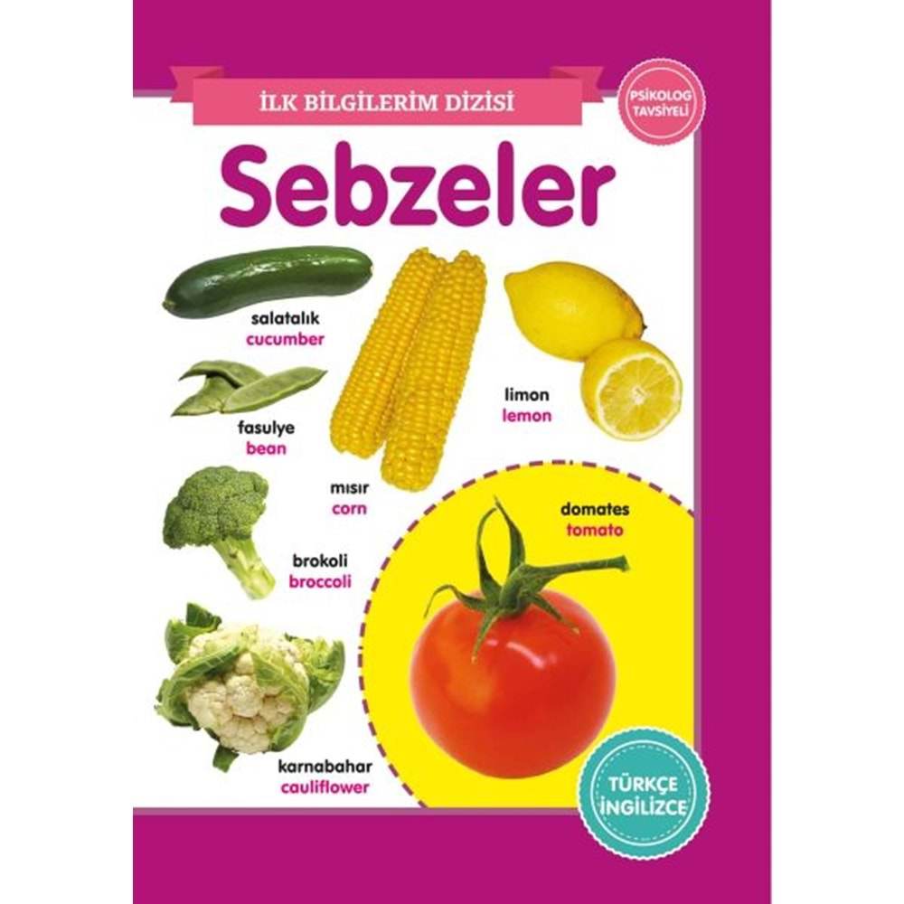 SEBZELER İLK BİLGİLERİM DİZİSİ-0-6 YAŞ YAYINLARI