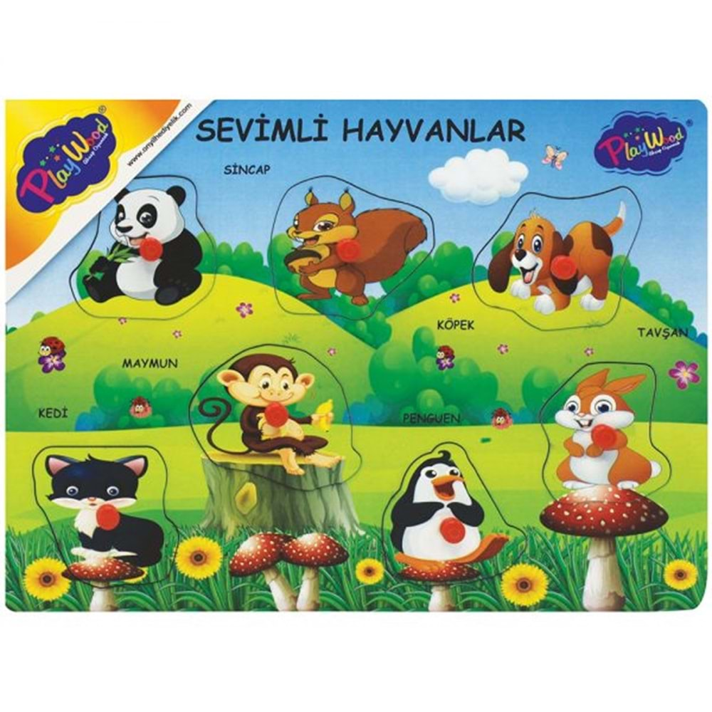 ONYIL OYUNCAK AHŞAP TUTMALI PUZZLE ÇİFTLİK-SEVİMLİ-KÜMES HAYVANLARI-ONY-191/192/193