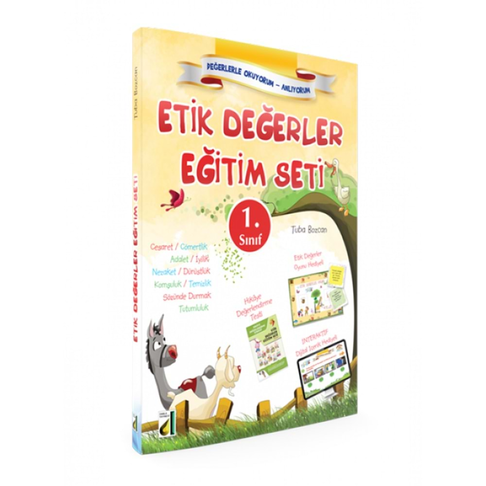 DAMLA 1.SINIF ETİK DEĞERLER EĞİTİM SETİ 10 KİTAP TAKIM-TUBA BOZCAN