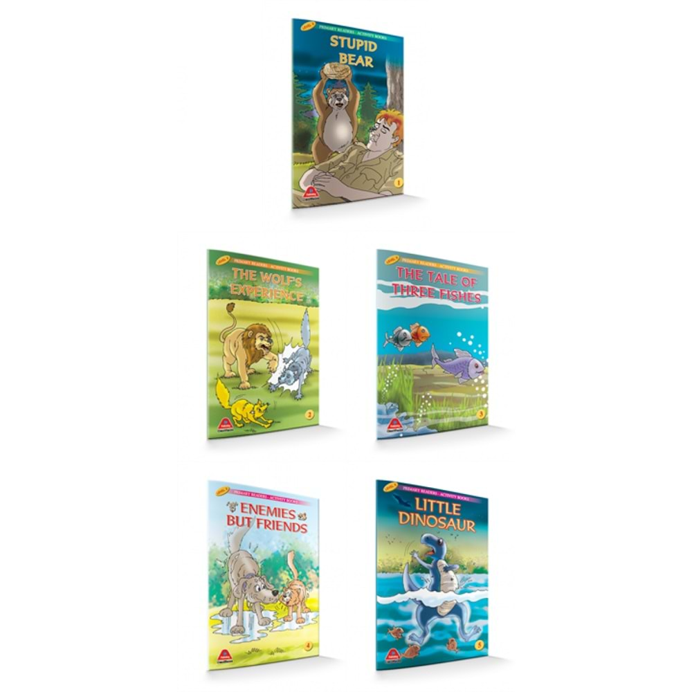 PRİMARY READERS ACTİVİTY BOOK LEVEL 2-5 KİTAP TAKIM-D PUBLİSHİNG YAYINLARI