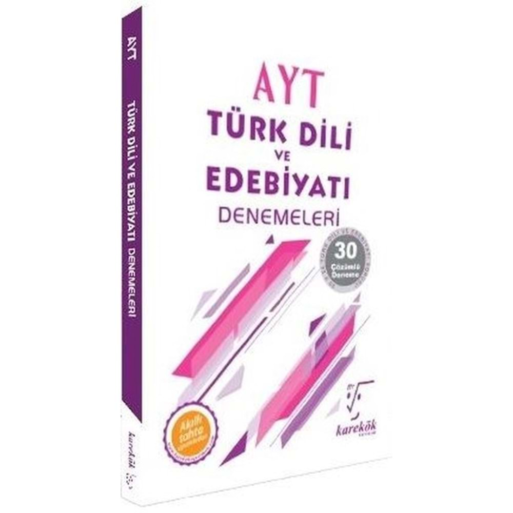 KAREKÖK AYT TÜRK DİLİ VE EDEBİYATI DENEMELERİ