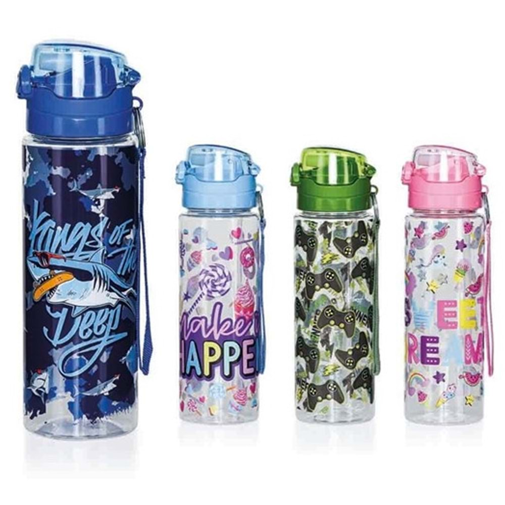 BUBBLES BB-3076 700 ML PLASTİK MATARA