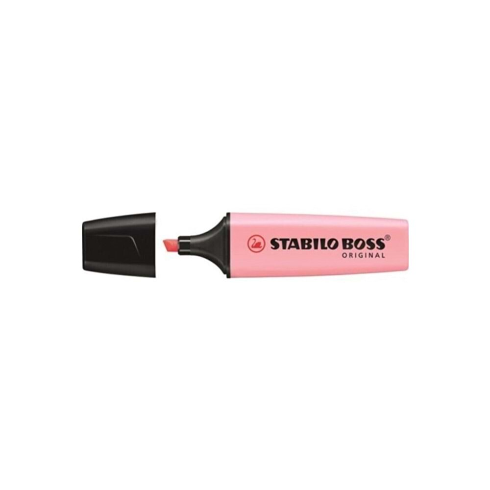 STABİLO BOSS FOSFORLU KALEM ORİGİNAL PASTEL-PEMBE-70/129