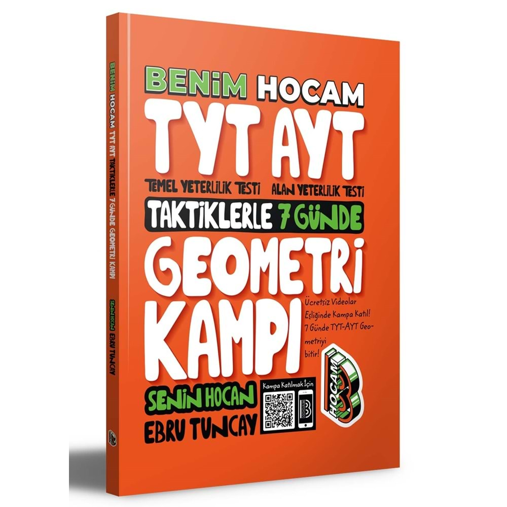 BENİM HOCAM TYT AYT TAKTİKLERLE 7 GÜNDE GEOMETRİ KAMPI-2023