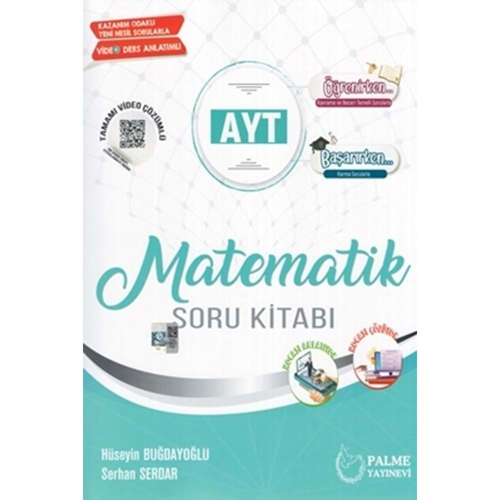 PALME AYT MATEMATİK SORU KİTABI TAMAMI VİDEO ÇÖZÜMLÜ