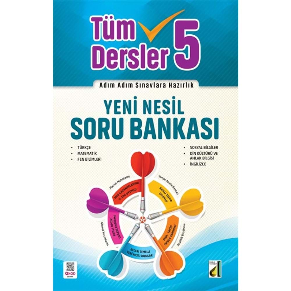 DAMLA 5.SINIF YENİ NESİL TÜM DERSLER SORU BANKASI