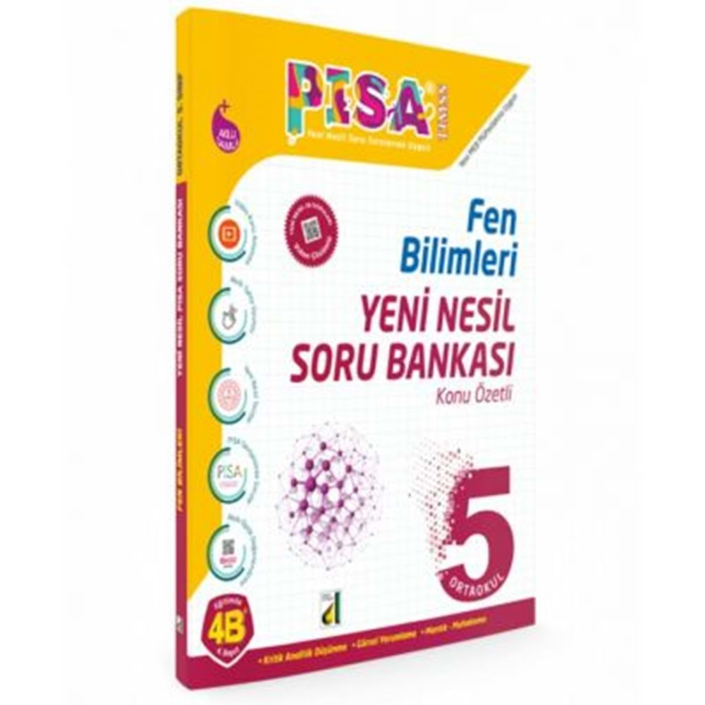 DAMLA PİSA 5.SINIF FEN BİLİMLERİ KONU ÖZETLİ YENİ NESİL SORU BANKASI