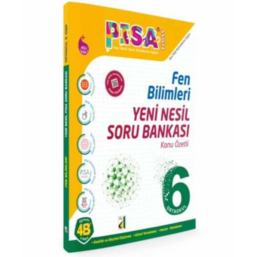 DAMLA PİSA 6.SINIF FEN BİLİMLERİ KONU ÖZETLİ YENİ NESİL SORU BANKASI