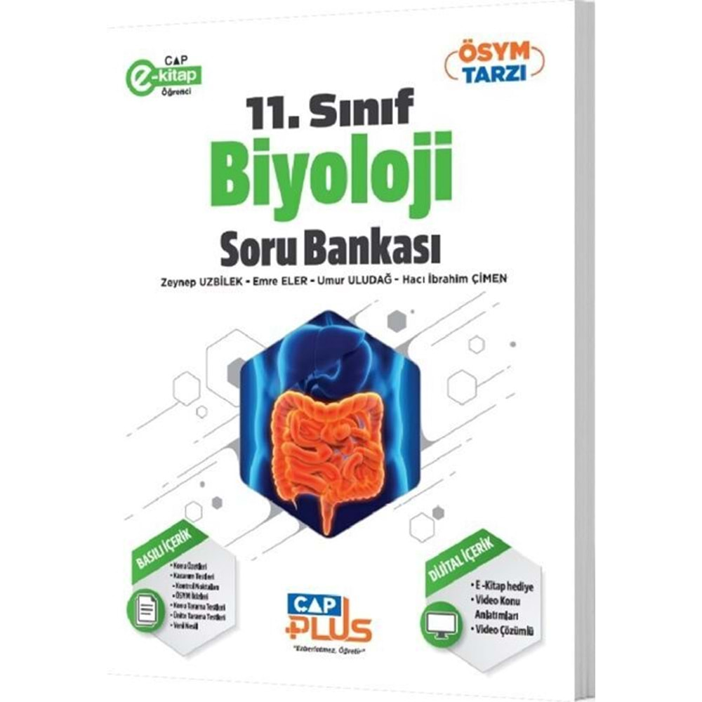 ÇAP 11.SINIF BİYOLOJİ PLUS SORU BANKASI-2025