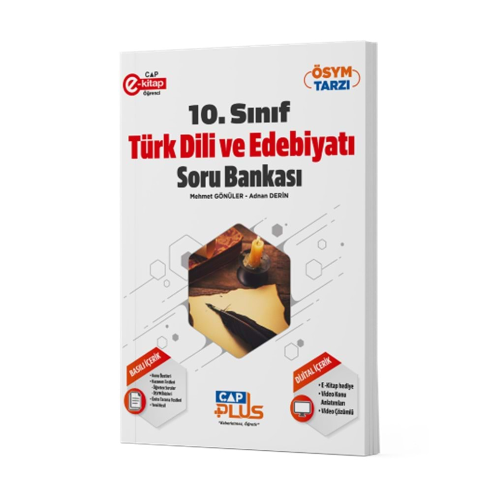 ÇAP 10.SINIF TÜRK DİLİ VE EDEBİYATI PLUS SORU BANKASI-2024