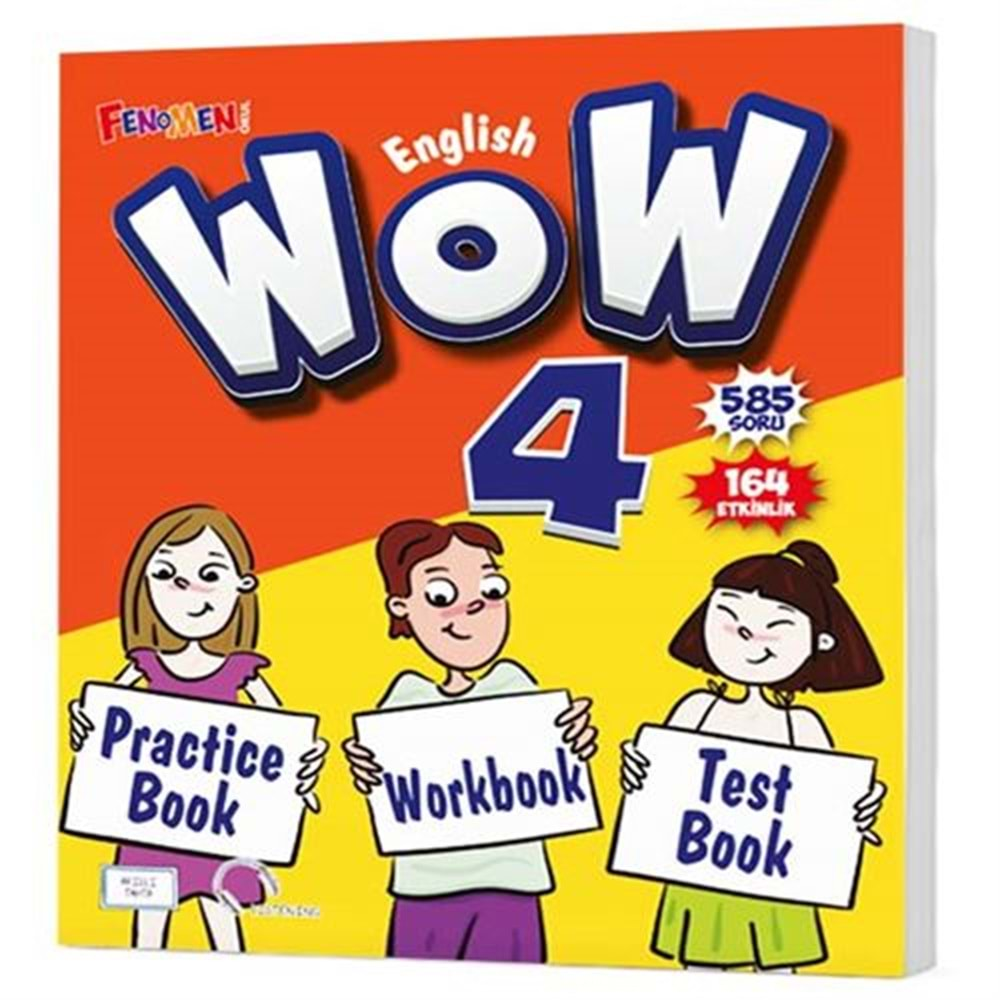 GAMA WOW ENGLİSH 4.SINIF PRACTİCE BOOK+WORKBOOK+TESTBOOK