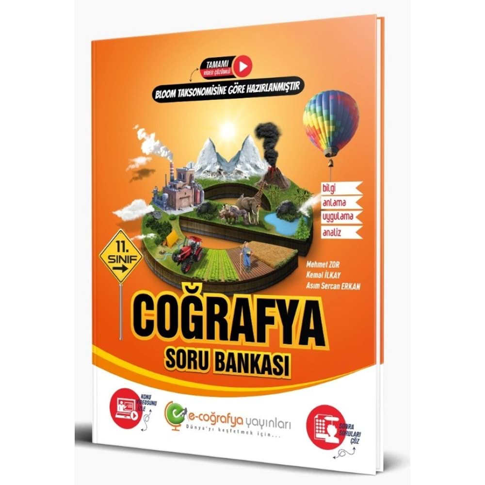 E-COĞRAFYA 11.SINIF COĞRAFYA SORU BANKASI-2024