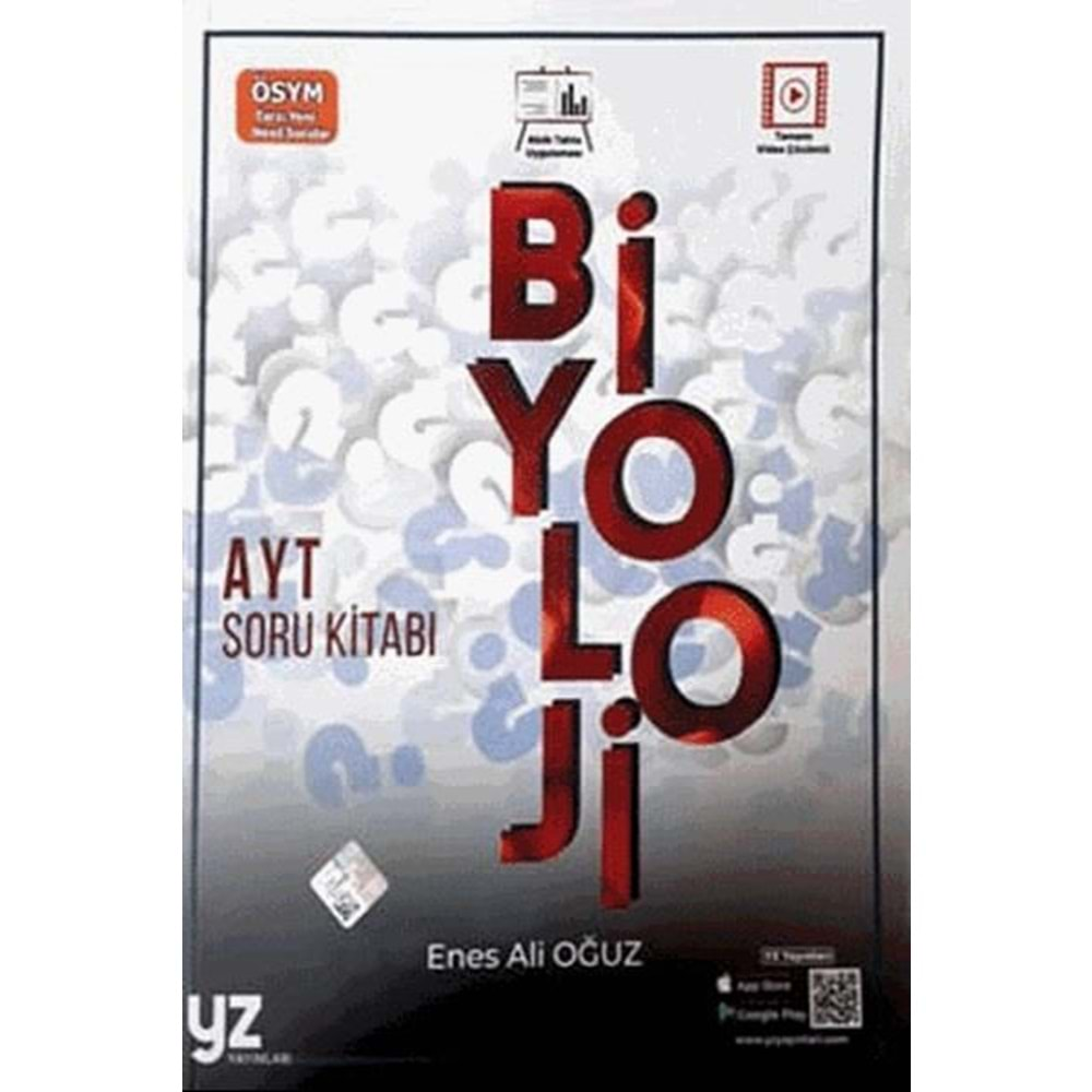 YZ AYT BİYOLOJİ SORU KİTABI